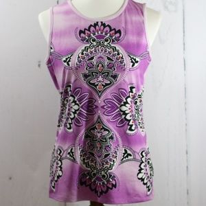 Athleta Purple Lotus Workout Tank